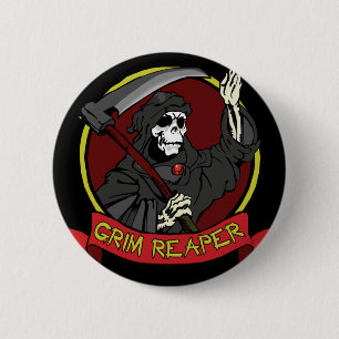 Badge Rond 5 Cm Bouton de faucheuse