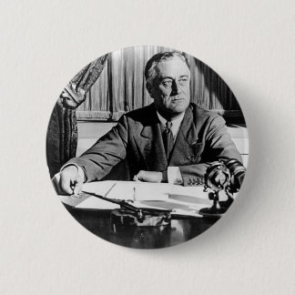 Badge Rond 5 Cm Bouton de FDR