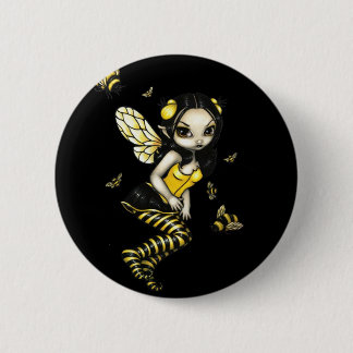 Badge Rond 5 Cm Bouton de fée de bourdon