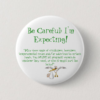 Badge Rond 5 Cm Bouton de femme enceinte