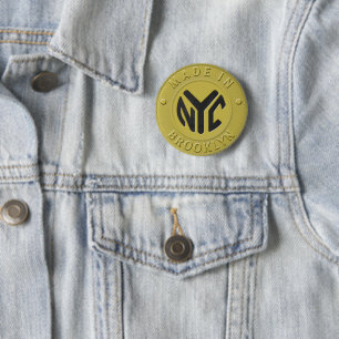 Badge Rond 5 Cm Bouton de fête de jeton de Brooklyn 02of12