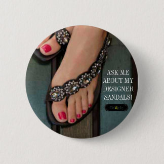 Badge Rond 5 Cm bouton de fibi et de clo