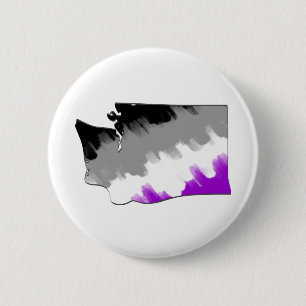 Badge Rond 5 Cm Bouton de fierté d'as de Washington