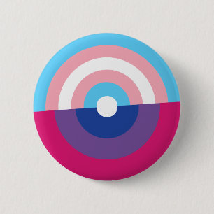 Badge Rond 5 Cm Bouton de fierté de transport et de Bi