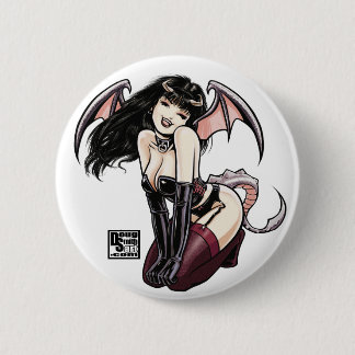 Badge Rond 5 Cm Bouton de fille de dragon