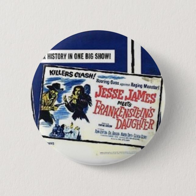 Badge Rond 5 Cm Bouton de fille de frankenstein de Shockorama (Devant)