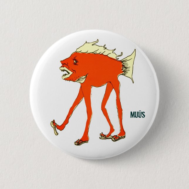 Badge Rond 5 Cm Bouton de Flish-Flosh (Devant)