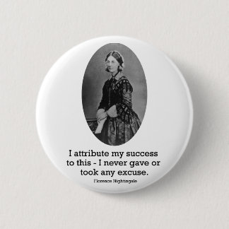 Badge Rond 5 Cm Bouton de Florence Nightingale