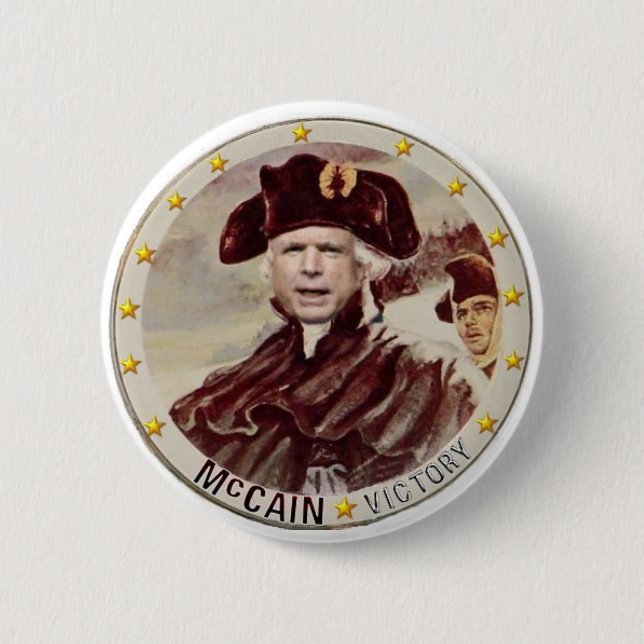 Badge Rond 5 Cm Bouton de forge de vallée de McCain (Devant)