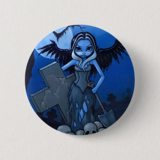 Badge Rond 5 Cm Bouton de "fossoyeur"