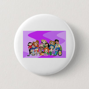 Badge Rond 5 Cm Bouton de Friendz