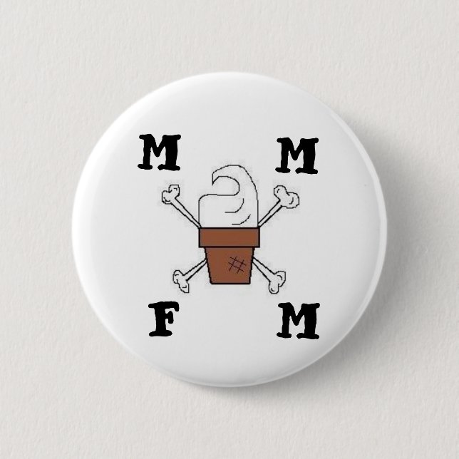 Badge Rond 5 Cm Bouton de Frogurt MMFM (Devant)