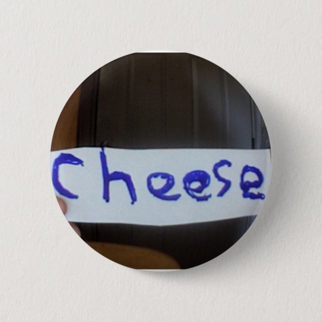 Badge Rond 5 Cm bouton de fromage (Devant)