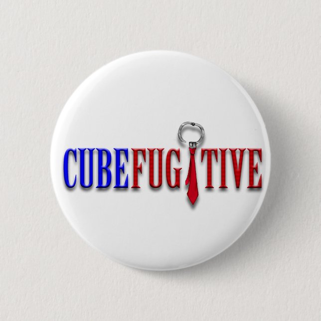 Badge Rond 5 Cm Bouton de fugitif de cube (Devant)