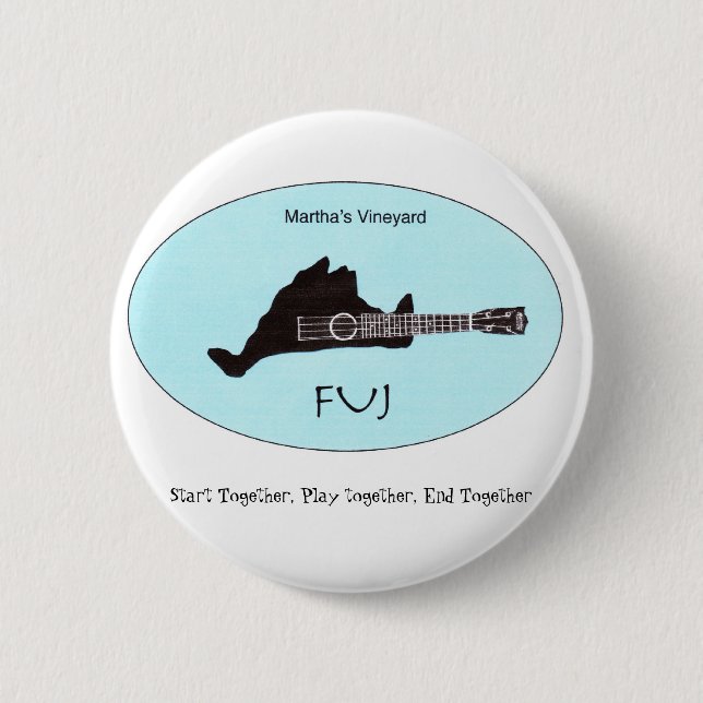 Badge Rond 5 Cm Bouton de FUJ (Devant)
