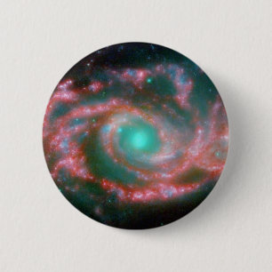 Badge Rond 5 Cm Bouton de galaxie