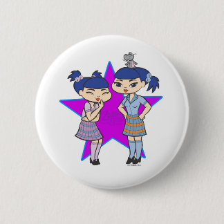 Badge Rond 5 Cm Bouton de Gémeaux