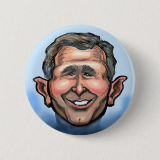 Badge Rond 5 Cm Bouton de George W Bush