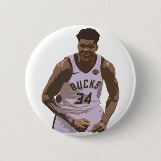 Badge Rond 5 Cm Bouton de Giannis Antetokounmpo