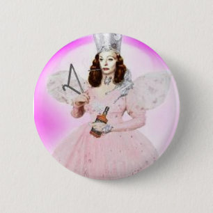 Badge Rond 5 Cm Bouton de Glinda