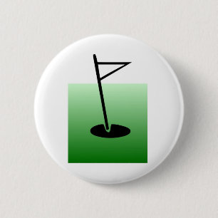 Badge Rond 5 Cm Bouton de golf