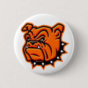 Badge Rond 5 Cm Bouton de "grand bouledogue" d'Artesia