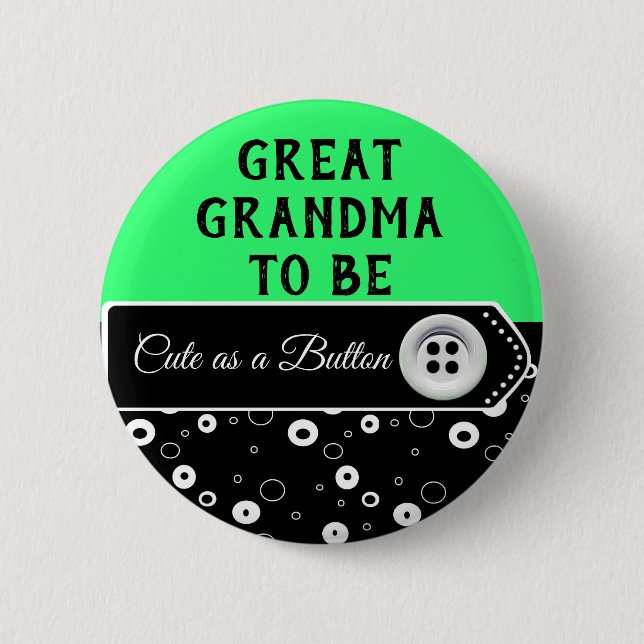 Badge Rond 5 Cm Bouton de grand-mère à être Baby shower (Devant)