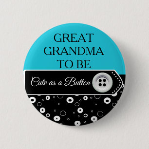 Badge Rond 5 Cm Bouton de grand-mère à être Baby shower