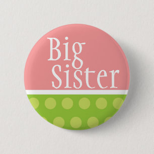 Badge Rond 5 Cm Bouton de grande soeur