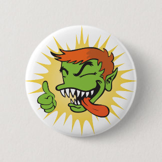 Badge Rond 5 Cm Bouton de Gremmie - blanc