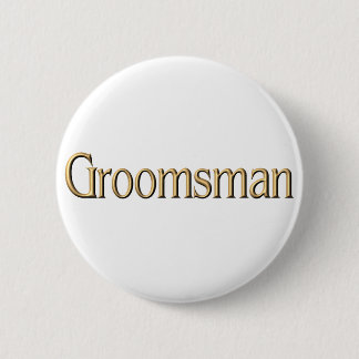 Badge Rond 5 Cm Bouton de Groomsman