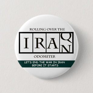 Badge Rond 5 Cm Bouton de guerre de l'Iran d'extrémité