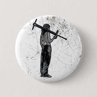 Badge Rond 5 Cm Bouton de guerrier de Pogo