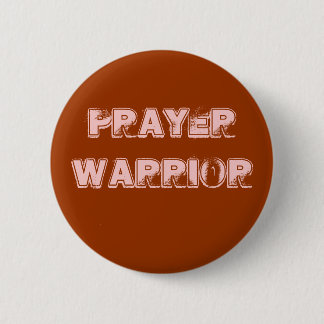 Badge Rond 5 Cm Bouton de guerrier de prière