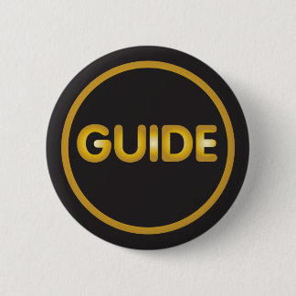 Badge Rond 5 Cm Bouton de guide touristique