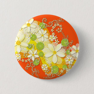 Badge Rond 5 Cm Bouton de guirlande de chaux principale