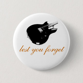 Badge Rond 5 Cm Bouton de guitare