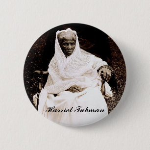 Badge Rond 5 Cm Bouton de Harriet Tubman