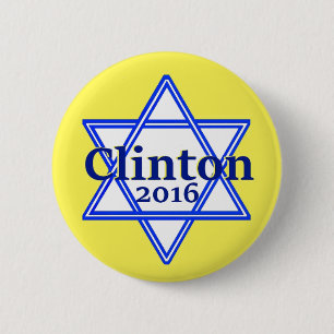 Badge Rond 5 Cm Bouton de Hillary 2016