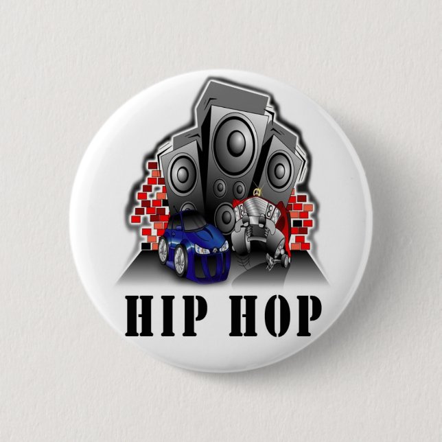 Badge Rond 5 Cm Bouton de hip hop (Devant)