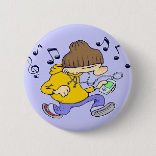 Badge Rond 5 Cm Bouton de HipHop