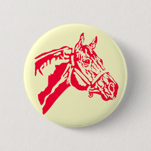 Badge Rond 5 Cm bouton de horsehead