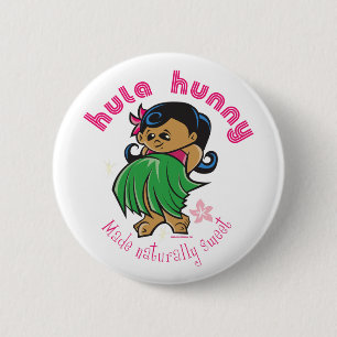 Badge Rond 5 Cm Bouton de Hunny de danse polynésienne
