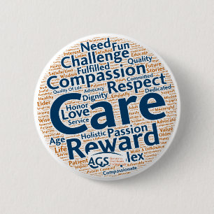 Badge Rond 5 Cm Bouton de #IAmGeriatrics