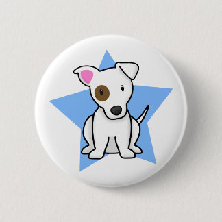 Badge Rond 5 Cm Bouton de Jack Russell d'étoile de Kawaii
