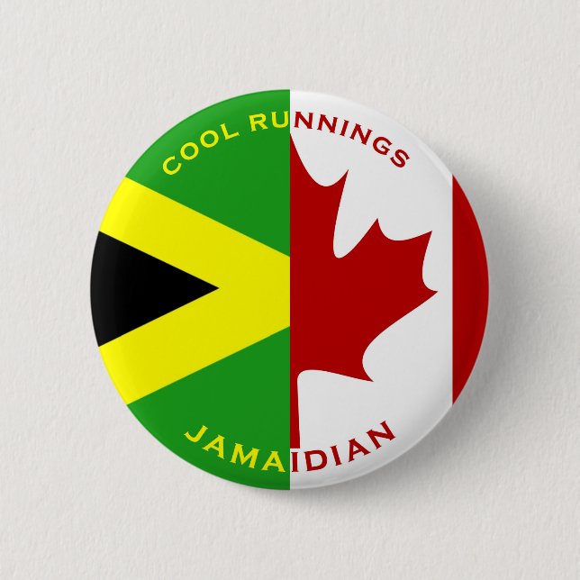 Badge Rond 5 Cm Bouton de Jamaidian (Devant)