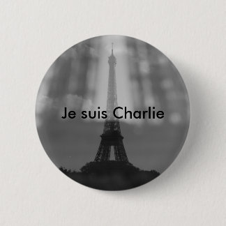 Badge Rond 5 Cm Bouton de Je Suis Charlie