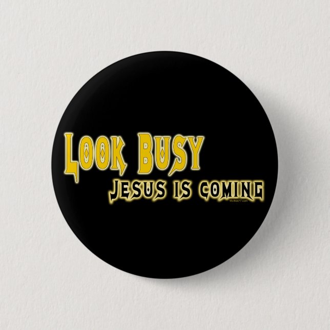 Badge Rond 5 Cm Bouton de Jésus (Devant)