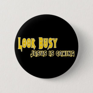 Badge Rond 5 Cm Bouton de Jésus