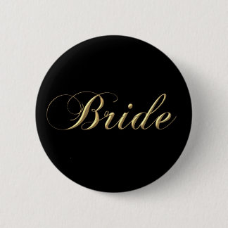 Badge Rond 5 Cm Bouton de jeune mariée